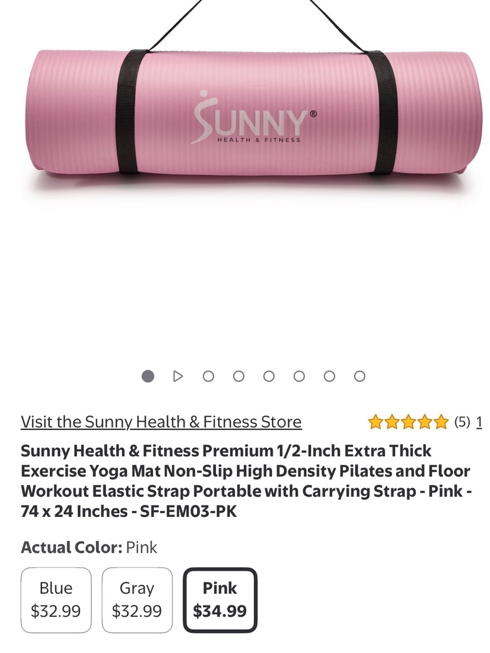 NEW: Pink Yoga Mat 🩷
